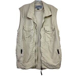 Schoffel Adventure Wear Mens Beige Utility Vest Mesh Lined Size 42 Large XL